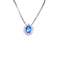 Collana Mirco Visconti Donna in Oro bianco Zaffiro 1.20 Ct Z740/B20Z - Z740/B20Z